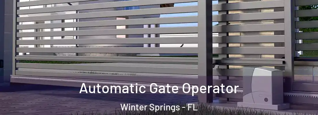  Automatic Gate Operator Winter Springs - FL